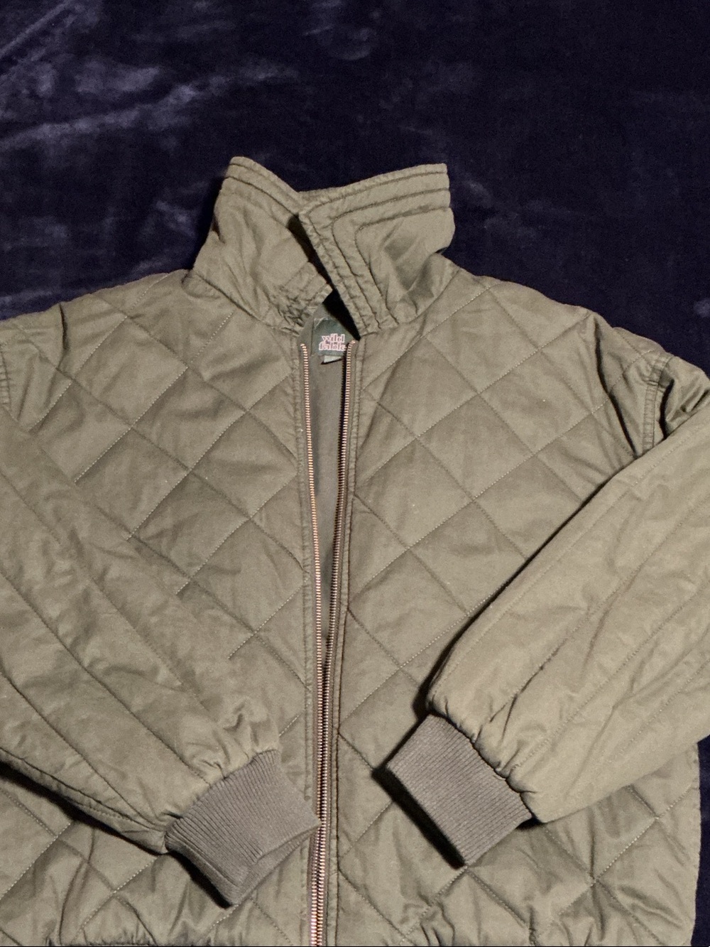 wild fable Olive Green Quilted Puffer Jacket